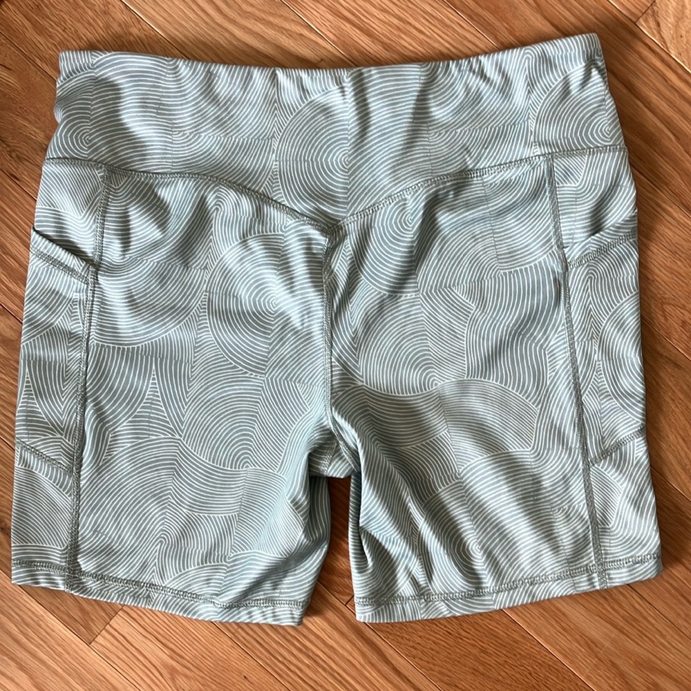 Avia Women's Patterned Bike Shorts - light green/cream, XXL - Picture 5 of 7